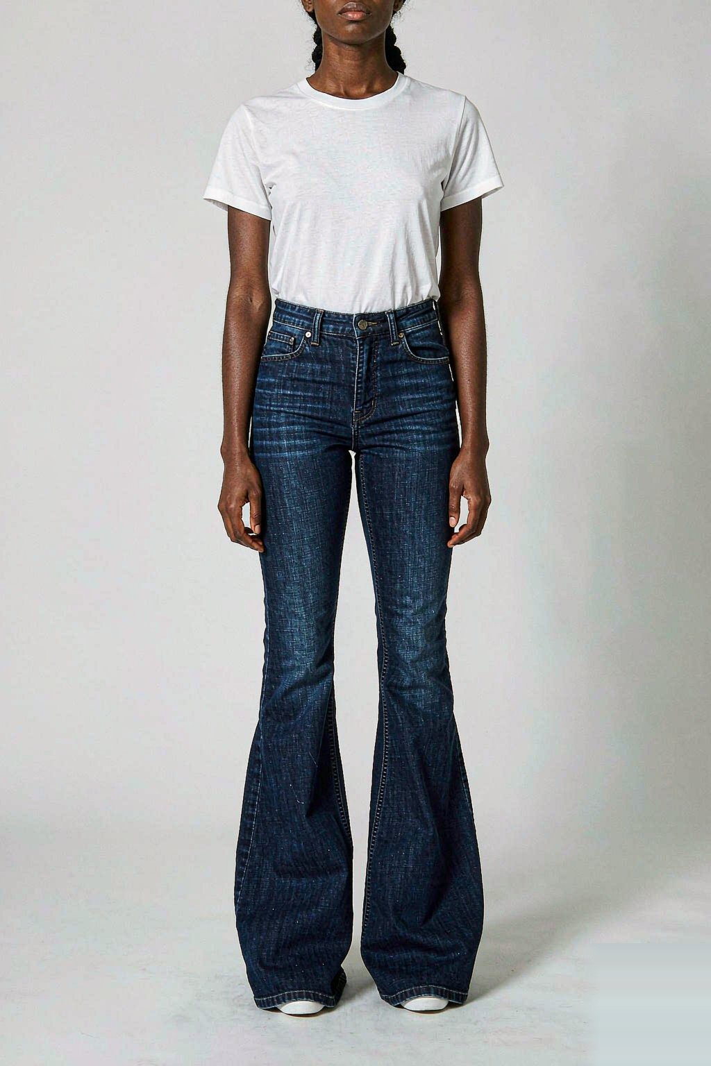 The High-Rise Flare Jean — Indigo