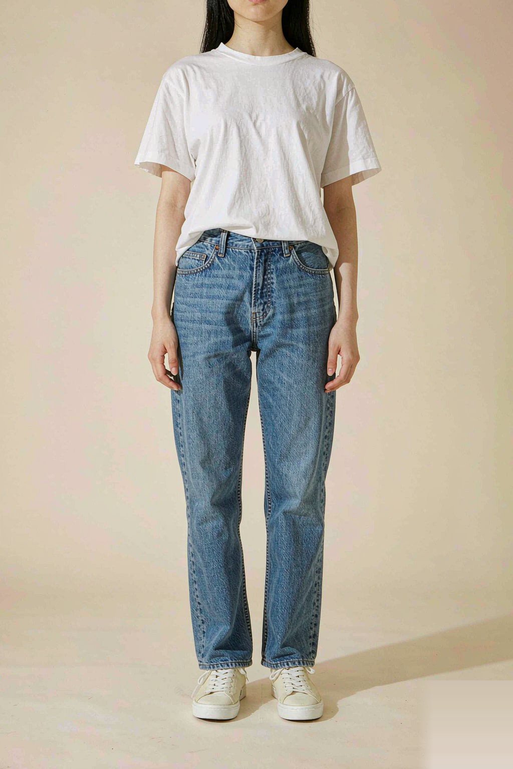 The Classic Straight Jean — Mid Blue